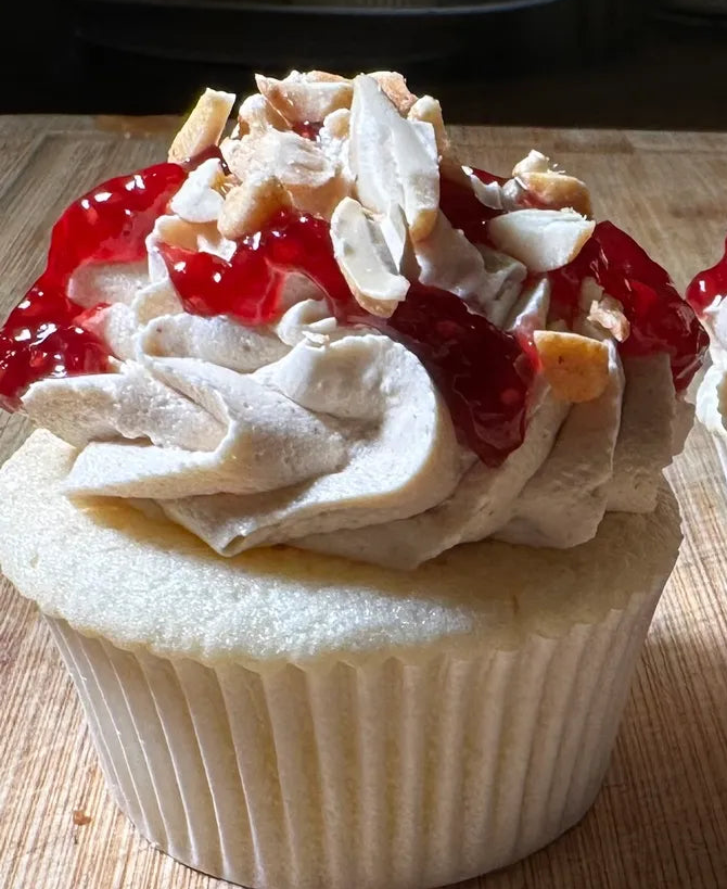Peanut Butter & Jelly Cupcakes