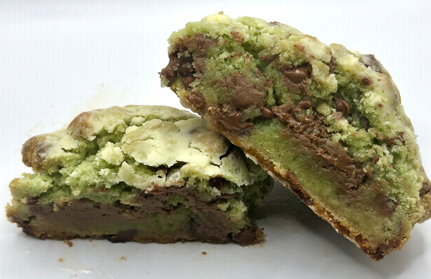 Mint Chocolate Chip Cookies
